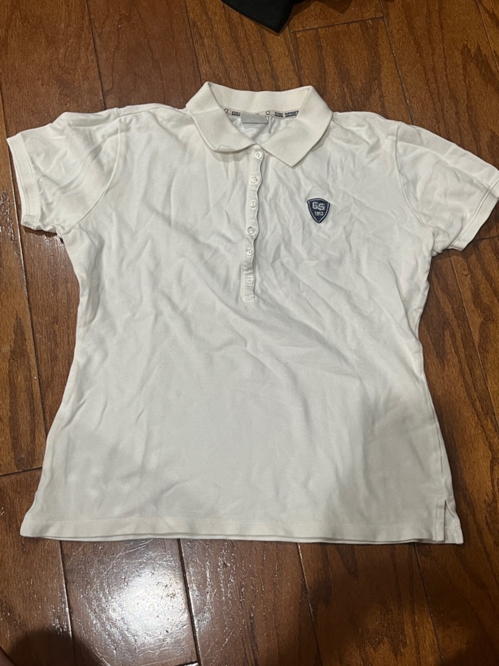 Girl Scouts White Polo